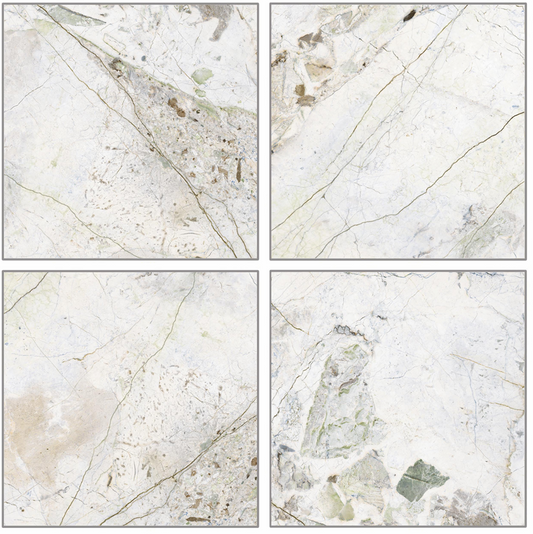 Illision Green/60cm * 60cm glossy porcelain tiles