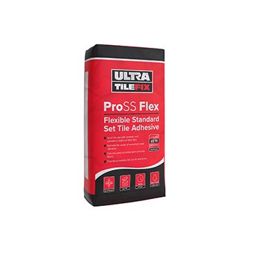 Ultra TileFix PROSS FLEX 20KG: FLEXIBLE STANDARD SET TILE ADHESIVE (RE-FORMULATED PROSET SS)