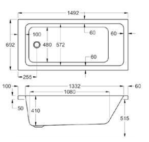 Quantum Single Ended Baths