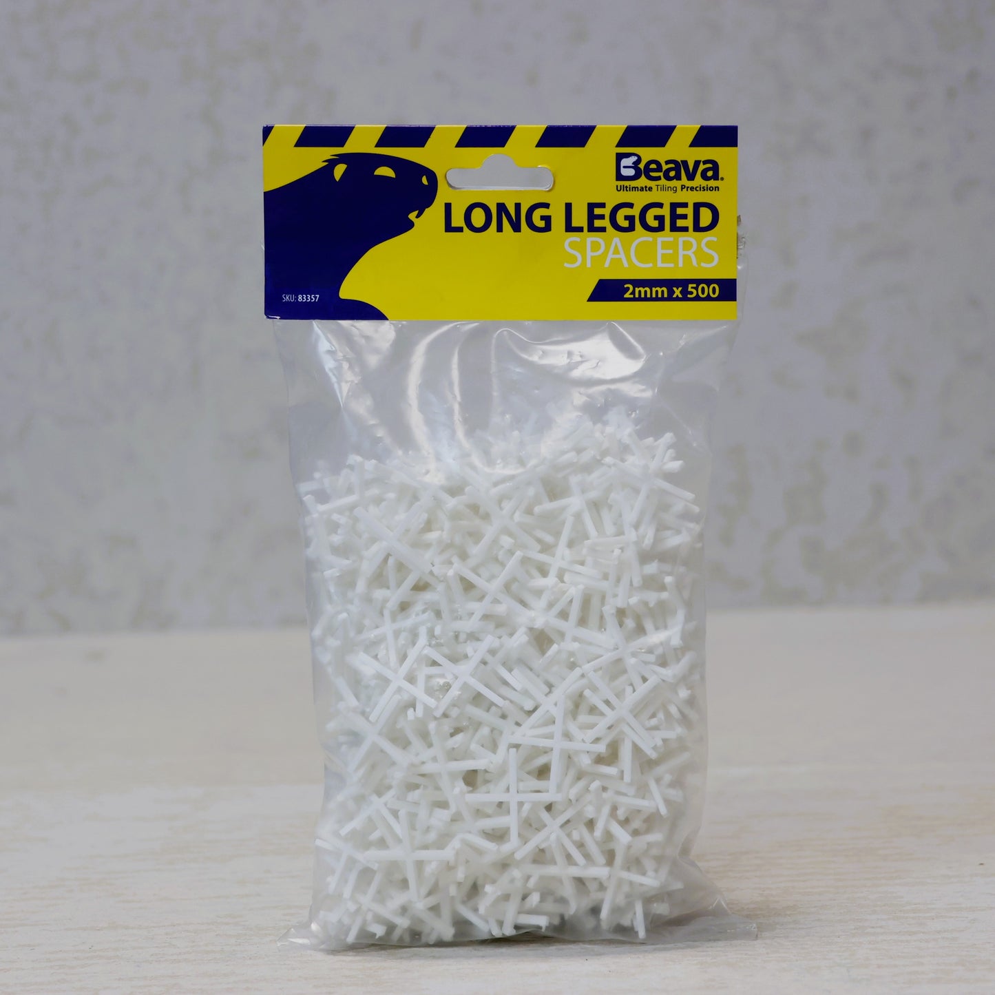 Beava 2mm Long Legged Cross Spacers (White)