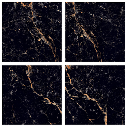 Romania Black/60cm * 60cm high glossy porcelain tiles