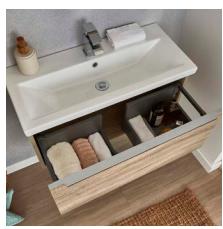 500mm Wall Hung Drawer Units