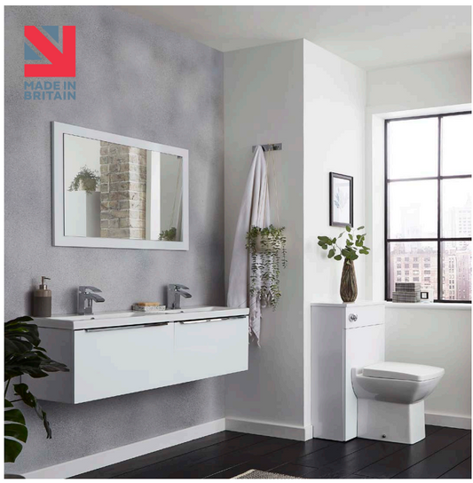 White Gloss Mirror