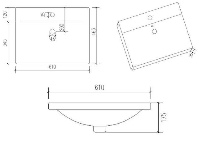Floor Standing 2-Door Unit & Mid-Depth Ceramic Basin