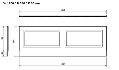Astley Front Bath Panel