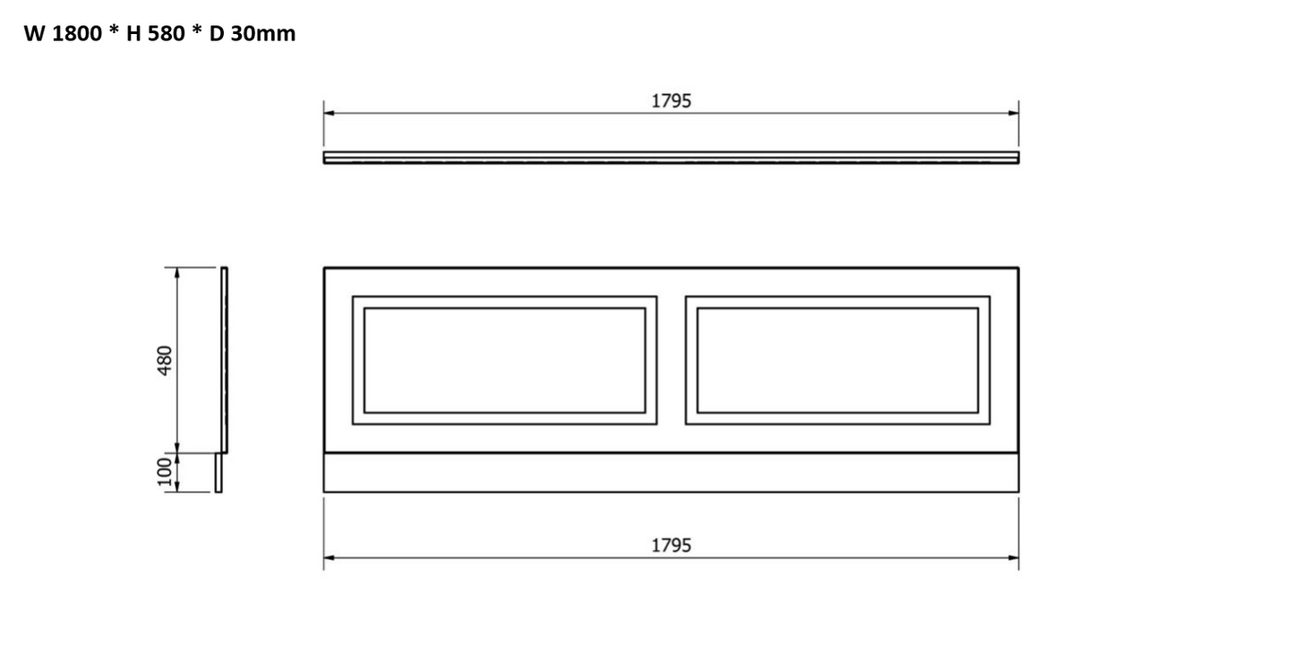 Astley Front Bath Panel