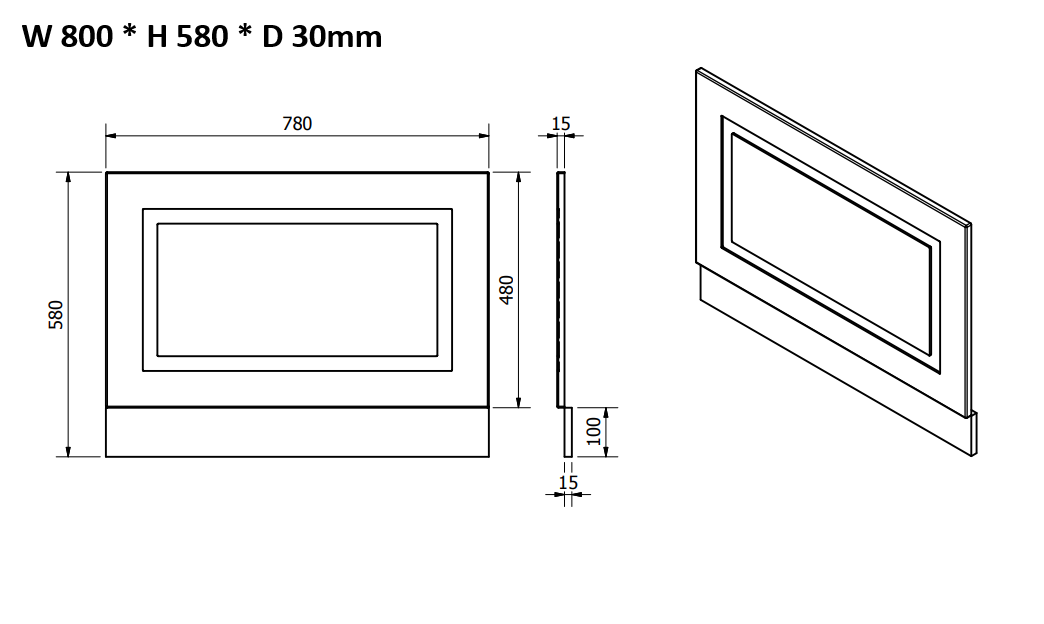 Astley End Bath Panels