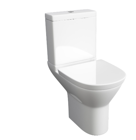 Project Round C/C WC Pan with Cistern & Soft Close Seat