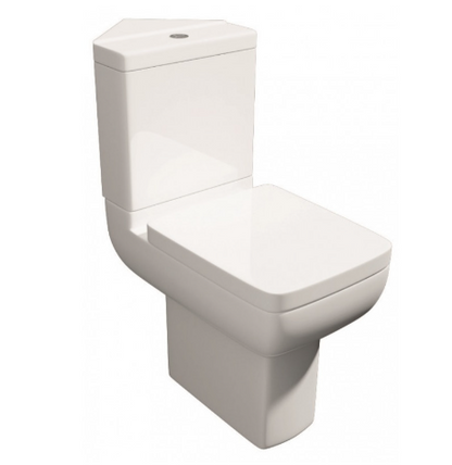 Project Round C/C WC Pan with C/C Corner cistern& Soft Close Seat