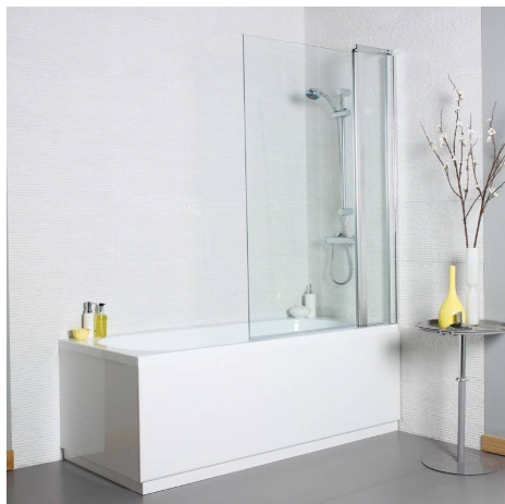Straight Screen with Square Edge & Extended Panel