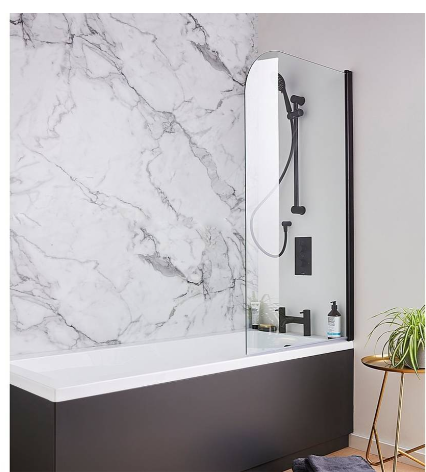 Nero Round Bath Screen