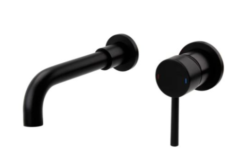 Nero Round Wall Mounted Basin Mixer