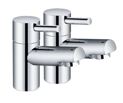 Plan Pair Basin Pillar Taps