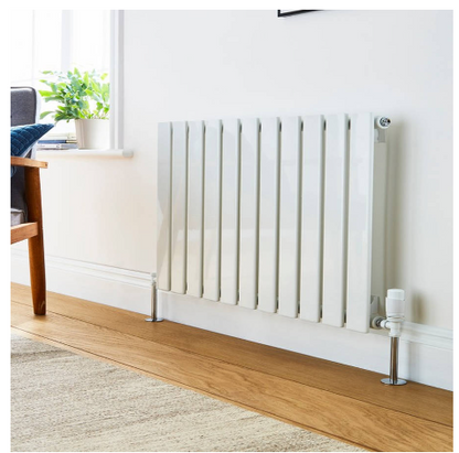Boston White Double Panel Horizontal Radiator