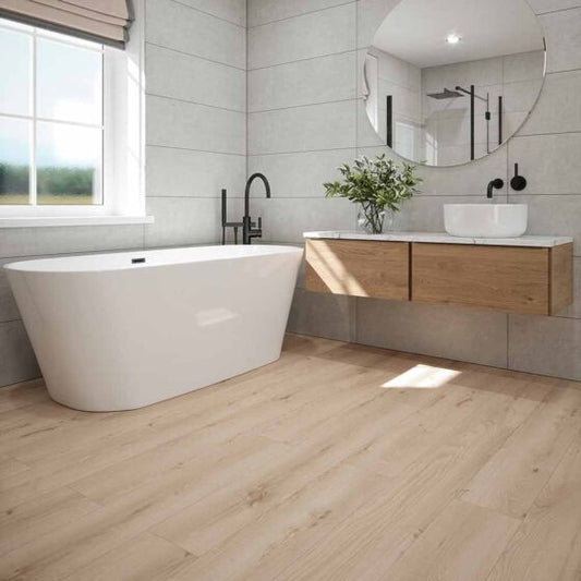 HydroClick Talise Sandy Oak Plank Laminate Flooring 1285 x192 x 8mm Pk/8